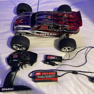 Traxxas Rustler XL-5 1/10 RC Stadium Truck with TQ 2.4GHz Radio & Charger